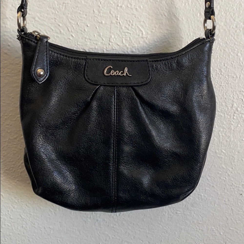 Leather Coach crossbody